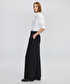 Wide leg fit pantolon - IW6240003391001 - Siyah Pantolon