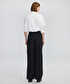 Wide leg fit pantolon - IW6240003391001 - Siyah Pantolon