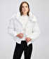 Jakarlı şişme mont - IW6240012166002 - Beyaz Mont