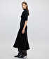 Transparan mix triko elbise - IW6250002144001 - Siyah Elbise