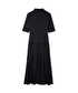 Transparan mix triko elbise - IW6250002144001 - Siyah Elbise