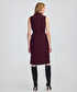 Geniş cepli midi elbise - IW6250002197035 - Bordo Elbise