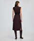 Kemerli midi elbise - IW6250002234074 - Kahverengi Elbise