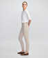 Metal fermuarlı skinny fit pantolon - IW6250003061003 - Natürel Pantolon