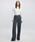 Cutout detaylı pantolon - IW6250003081036 - Antrasit Pantolon