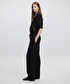 Elastik bel dokulu pantolon - IW6250003139001 - Siyah Pantolon