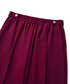 Elastik bel düğmeli pantolon - IW6250003148035 - Bordo Pantolon