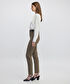 Elastik bel skinny fit pantolon - IW6250003151014 - Vizon Pantolon