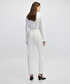Elastik bel skinny fit pantolon - IW6250003151082 - Krem Pantolon