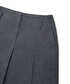 Kemerli wide leg fit pantolon - IW6250003188088 - Antrasit Pantolon