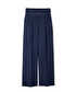 Triko mix wide leg fit pantolon - IW6250003195015 - Lacivert Pantolon