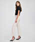 Kontrast biyeli pantolon - IW6250003216018 - Ekru Pantolon