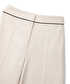 Kontrast biyeli pantolon - IW6250003216018 - Ekru Pantolon