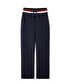 Kontrast elastik bel pantolon - IW6250003217015 - Lacivert Pantolon