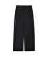 Wide leg fit triko pantolon - IW6250003219001 - Siyah Pantolon