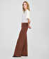 Wide leg fit triko pantolon - IW6250003219041 - Karamel Pantolon