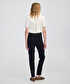 Parlak şeritli skinny fit pantolon - IW6250003227001 - Siyah Pantolon