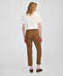 Parlak şeritli skinny fit pantolon - IW6250003227027 - Kamel Pantolon