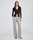 Wide leg fit kemerli pantolon - IW6250003228095 - Açık Bej Pantolon