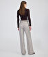 Wide leg fit kemerli pantolon - IW6250003228095 - Açık Bej Pantolon