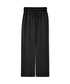 Belden bağlamalı wide leg fit pantolon - IW6250003346001 - Siyah Pantolon