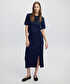 Triko midi etek - IW6250004093015 - Lacivert Etek