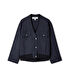 Kumaş mix bomber ceket - IW6250005060015 - Lacivert Ceket