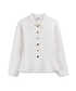 Peplum triko ceket - IW6250005106018 - Ekru Ceket