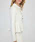 Peplum triko ceket - IW6250005106018 - Ekru Ceket