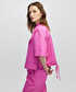 Hakim yaka cepli bluz - IW6250006046004 - Fuşya Bluz