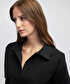 Hotfix baskılı bluz - IW6250006056001 - Siyah Bluz