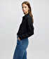 Gömlek yaka bluz - IW6250006060001 - Siyah Bluz