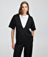 Çift parça colorblock bluz - IW6250006081001 - Siyah Bluz
