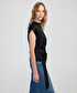 Metal tokalı kuşaklı bluz - IW6250006142001 - Siyah Bluz