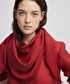 Çıkarılabilir fularlı bluz - IW6250006185054 - Kiremit Bluz