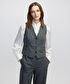 Cutout detaylı yelek - IW6250007012036 - Antrasit Yelek