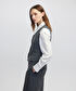 Cutout detaylı yelek - IW6250007012036 - Antrasit Yelek