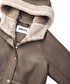 Suni kürk mix ayarlanabilir bel mont - IW6250012075014 - Vizon Mont