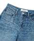 Hotfix baskılı wide leg fit jean pantolon - IW6250018013629 - İndigo Jean Pantolon