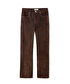 Flok baskılı wide leg fit jean pantolon - IW6250018034041 - Karamel Jean Pantolon