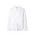 Asimetrik poplin gömlek - IW6250025124002 - Beyaz Gömlek