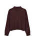 Yüksek yaka basic triko - IW6250050335035 - Bordo Triko