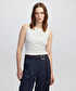 Burgulu dar kesim triko - IW6250050385082 - Krem Triko