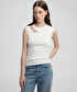 Cutout metal aksesuarlı triko - IW6250050580018 - Ekru Triko
