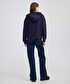 Triko mix kapüşonlu sweatshirt - IW6250091047015 - Lacivert Sweatshirt