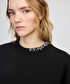İşlemeli sweatshirt - IW6250091054001 - Siyah Sweatshirt