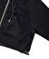 Kumaş mix ayarlanabilir bel sweatshirt - IW6250091060001 - Siyah Sweatshirt