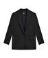 Vatkalı mono kapama blazer - IW6250106001001 - Siyah Blazer