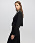 Kumaş mix crop blazer  - IW6250106014001 - Siyah Blazer