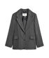 Vatkalı cutout blazer - IW6250106017036 - Antrasit Blazer